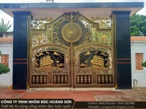 Cổng nhôm đúc Thuận Buồm Xuôi Gió & 10 mẫu đẹp
