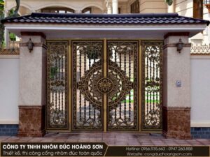 Khám phá các mẫu cổng nhôm đúc 4 cánh đẹp kèm báo giá 2026