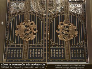 Mẫu cổng kín toàn phần, cá nổi cao trên cánh