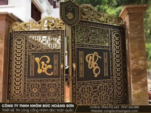 Những lưu ý cần biết khi làm cổng nhôm đúc chữ Phúc Lộc Thọ